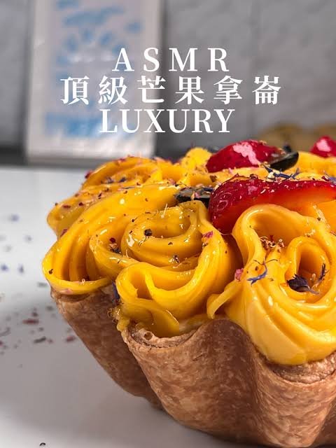 生日蛋糕推介:頂級版芒果花藍拿破崙蛋糕